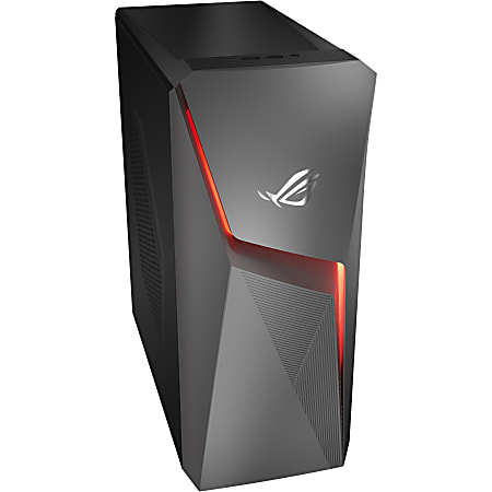 Asus ROG Strix GL10CS-DS551 Gaming Desktop Computer - Intel Core i5 8th Gen i5-8400 2.80 GHz - 8 GB RAM DDR4 SDRAM - 1 TB HDD - Tower - Iron Gray - Windows 10 64-bit - NVIDIA GeForce GTX 1050 2 GB