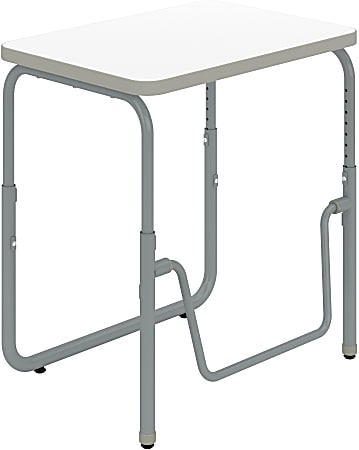 Safco® AlphaBetter 2.0 Height-Adjustable 28"W Sit/Stand Student Desk With Pendulum Bar, Dry Erase