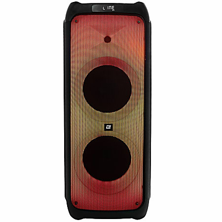 Edison Party System PSL800 5000W Wireless Professional Audio Speaker, Black