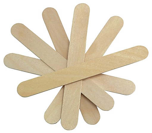 Medline Sterile Tongue Depressors, 5 1/2", Tan, Box Of 1,000