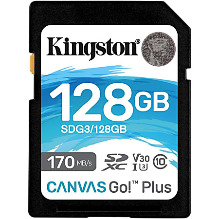Kingston Canvas Go! Plus SDG3 128 GB Class