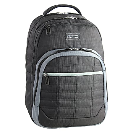 Kenneth Cole Reaction Wreck Collection Laptop Backpack For 17" Laptops, Black