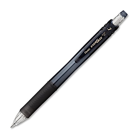 Pentel® EnerGize-X Mechanical Pencil, #2 Lead, Medium Point, 0.7 mm, Transparent Black Barrel