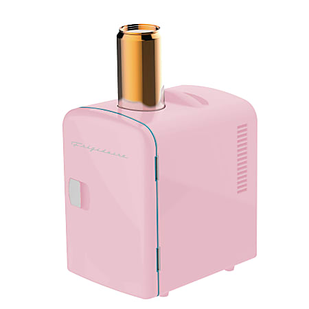 Frigidaire® 6-Can 0.5 Cu. Ft. Mini Fridge With Can Holder, Pink
