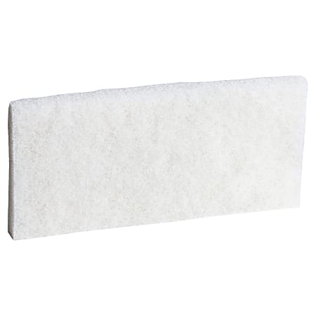 3M™ Doodlebug™ Cleaning Pads, 8440, 4 5/8" x 10", White, Pack Of 5 Pads