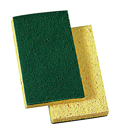 Niagara™ Medium Duty Commercial Scrub Sponges, 74NCC, 6" x 3 1/2", Green, Pack of 10