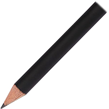 Realistic black pencils with eraser. Realistic sharpened woo