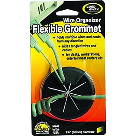 Wire organizer hot sale grommet