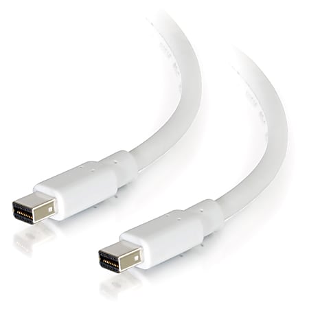 C2G 6ft Mini DisplayPort Cable M/M - White