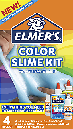 Elmer's® Slime Kit, Translucent Blue/Green