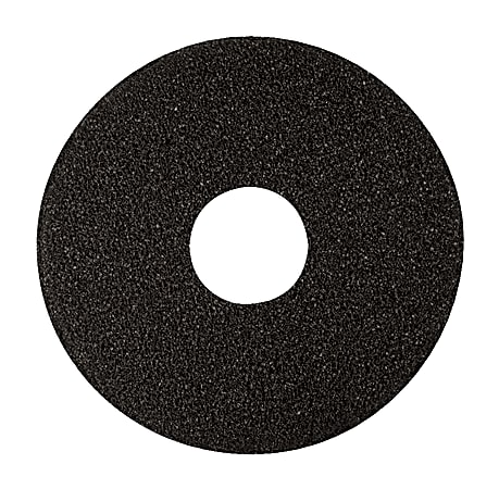 Niagara™ 7200N Stripping Floor Pads, 12", Black, Pack Of 5