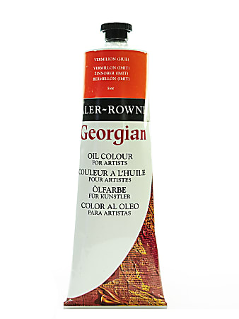 Daler-Rowney Georgian Oil Colors, 7.5 Oz, Vermilion Hue