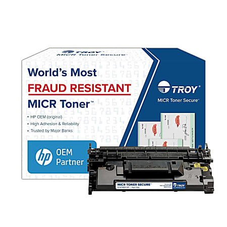 TROY 4001 MICR Toner Secure™ High-Yield Black Toner