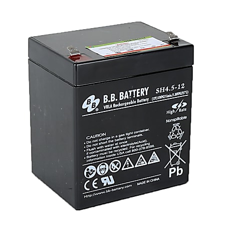B & B SH Series SH4.5-12 Battery, B-SLA1245