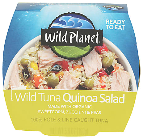 Wild Planet Tuna Salad, Quinoa, 5.6 Oz, Total Qty 9
