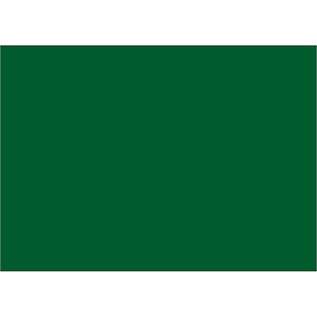Tape Logic® Write™On Inventory Labels, DL639D, Rectangle, 5" x 7", Green, Roll Of 500