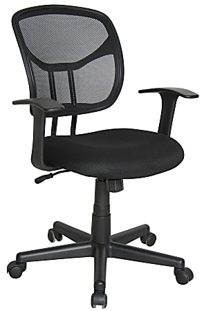 OFM Essentials Mesh Mid-Back Task Chair, Black