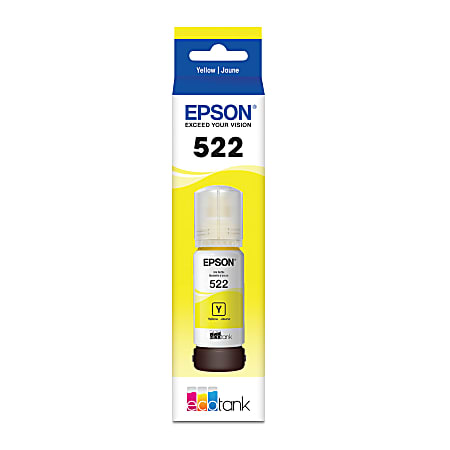 Epson T522 Ink Refill Kit - Inkjet - Yellow