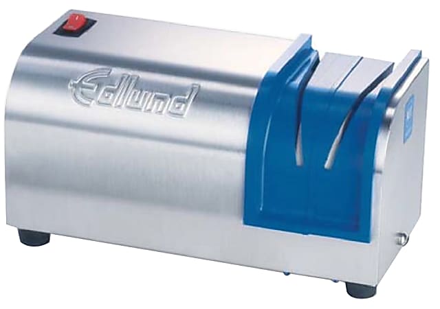 Edlund Electric Knife Sharpener With Removable Guide, 9-3/4" x 4" x 4-3/4", Silver