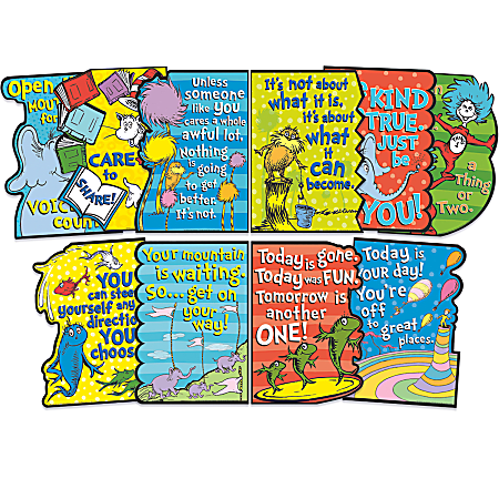 Eureka Sticker Books Dr. Seuss 486 Stickers Per Book Pack Of 3 Books -  Office Depot