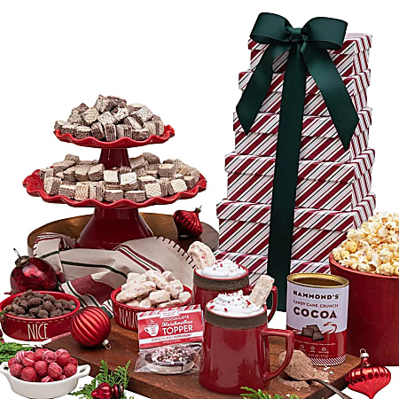 Gourmet Gift Baskets Candy and Chocolate Ultimate Gift Tower, Multicolor