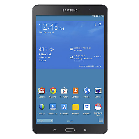 Samsung Galaxy Tab® Pro Tablet, 8.4" Screen, 2GB Memory, 16GB Storage, Android 4.4 KitKat, Black