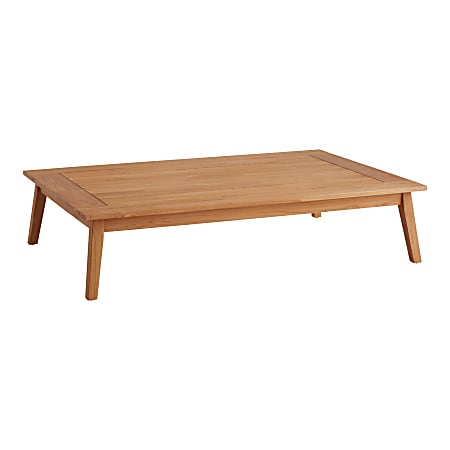 Linon Sinden Wood Outdoor Furniture Coffee Table, 12-2/5"H