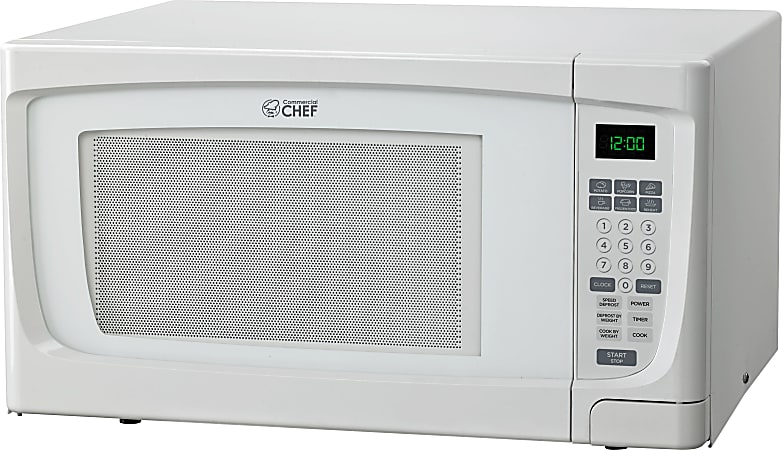 Commercial Chef 1.6 Cu. Ft. Counter-Top Microwave, White