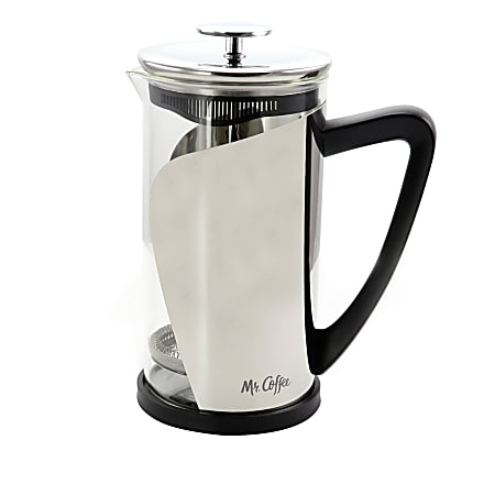 Mr. Coffee Maraba 33 Oz French Press Coffee Maker, Black