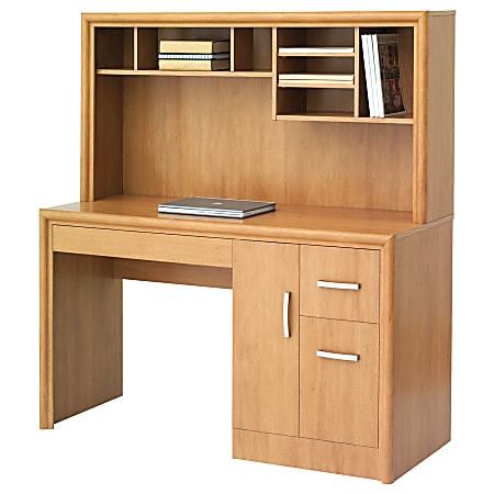Office Depot Brand State Street Computer Desk With Hutch 57 38 H x