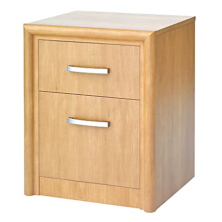 Office Depot® Brand State Street Rolling File, 3/4-Extension Drawers, 24 1/4"H x 18 1/4"W x 16 5/8"D, Canyon Maple