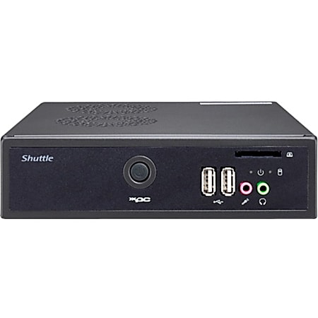 Shuttle DS61 Digital Signage Appliance - Intel Celeron - 2 GB DDR3 SDRAM - 32 GB SSD - HDMI - USB - DVI - SerialEthernet