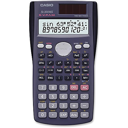 Fx 300ms calculator top