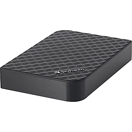 Verbatim® Store 'n' Save 4TB Hard Drive For Desktops, USB 3.0, Diamond Black