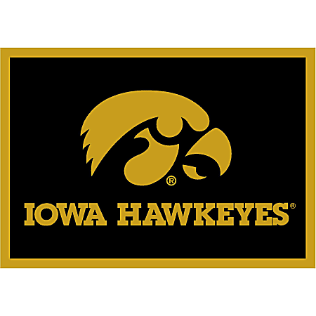 Imperial NCAA Spirit Rug, 4' x 6', University Of Iowa