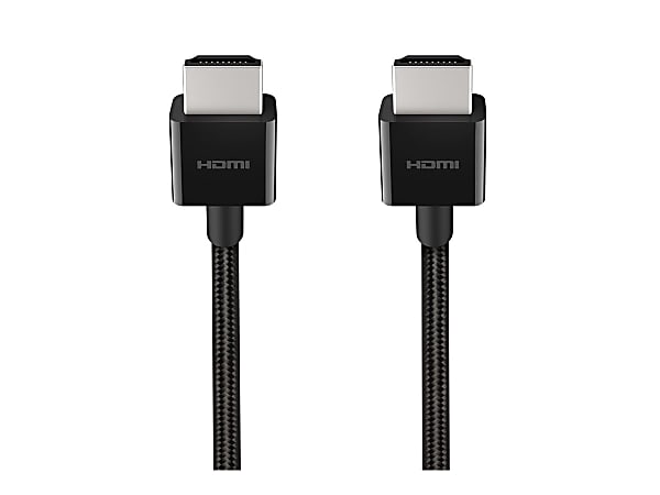 Belkin 8K Ultra High Speed HDMI 2.1 Braided Cable - 6.60 ft HDMI A/V Cable  - AV10176BT2MBLK