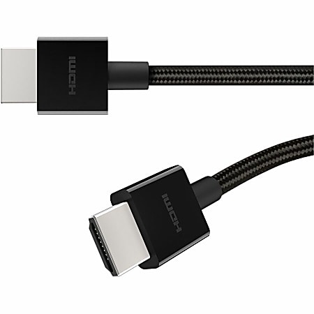 Belkin 8K Ultra High Speed HDMI 2.1 Braided Cable 6.60 ft HDMI AV