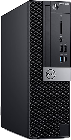 Dell™ Optiplex 5060 SFF Refurbished Desktop PC, Intel® i5, 16GB Memory, 512GB Solid State Drive, Windows® 10 Pro
