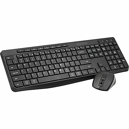 CODi Triple Connection Multi-Device Keyboard and Mouse Combination - Rechargeable USB-C charging connection