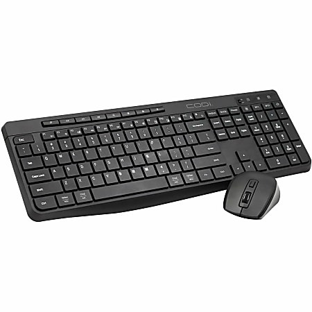 CODi Triple Connection Multi-Device Wireless Keyboard and Mouse Combo - with Bluetooth, 2.4GHz Connectivity & USB-C Charging