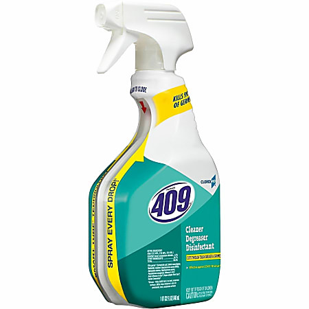 CloroxPro™ Formula 409® Cleaner Degreaser Disinfectant Spray - 32 fl oz (1 quart) - Disinfectant - Clear - 2 / Pallet