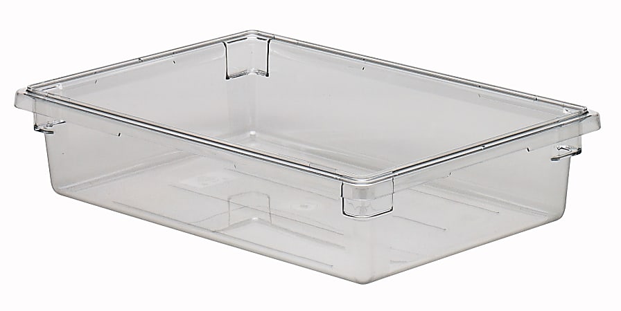 Cambro Camwear 6"D Food Storage Boxes, 18" x 26", Clear, Set Of 6 Boxes