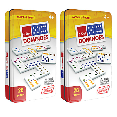 Junior Learning Dot Dominoes, 1st Grade, Pack Of