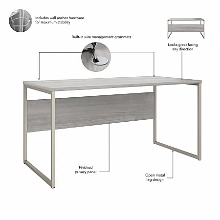 Bush Business Furniture Hybrid 60 W x 30 D Computer Table Desk