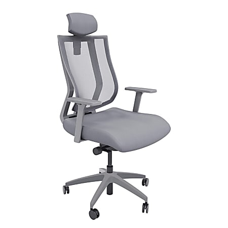VARI Ergonomic Nylon High-Back Task Chair With Headrest,