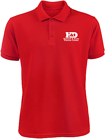 Custom Screen-Printed Men's 50/50 Polo Shirt