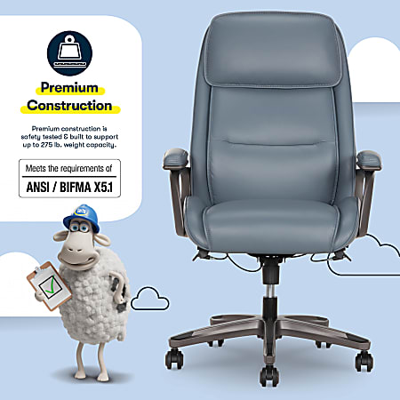 Serta SmartLayers Mosby Ergonomic Vegan Leather High Back