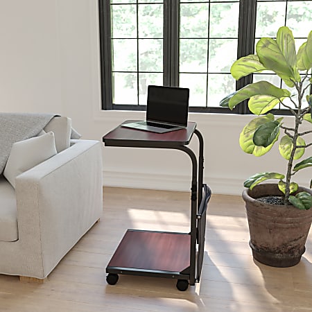 Flash Furniture Sit/Stand Ergonomic Computer Desk Mobile