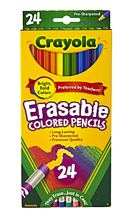 Crayola Bundle - 12 Crayola Colored Pencils-10 Markers And 24 Crayons