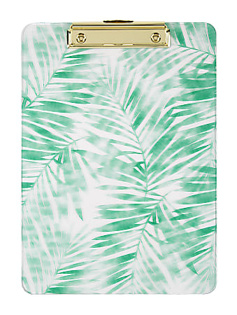 Office Depot® Brand Fashion Clipboard, 9" x 12-1/2", Tropical Palms